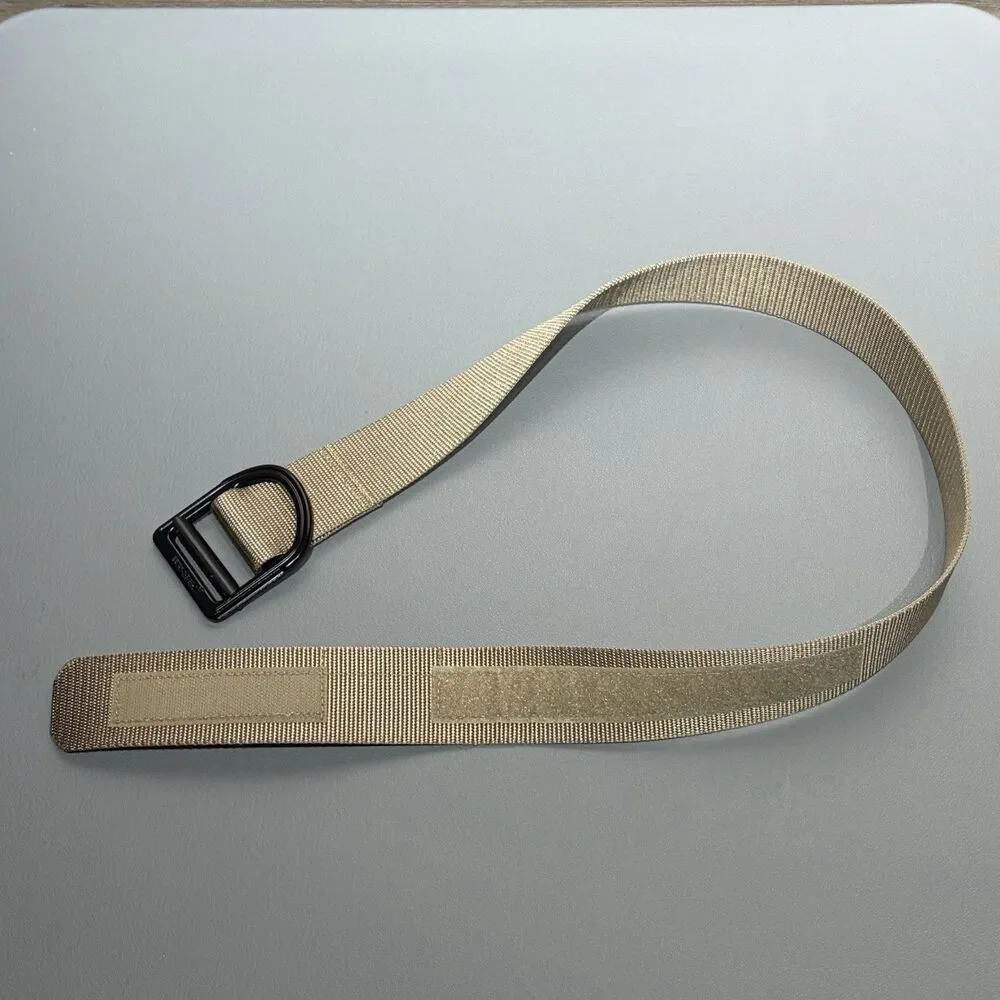 Tru-Spec Tactical Web Belt Size Small 1.75” Nylon Fits 28”-31” Waist Tan Buckle